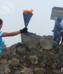 Antorcha en el Chirripó vivido por Lucas de Radio Sinaí