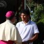 Mons. Mark comparte con jóvenes que se rehabilitan en Comunidad Cenáculo