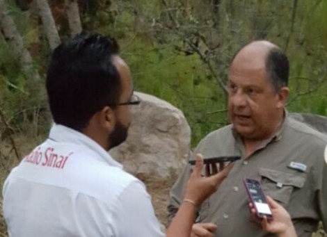 Presidente de Costa Rica en Pérez Zeledón