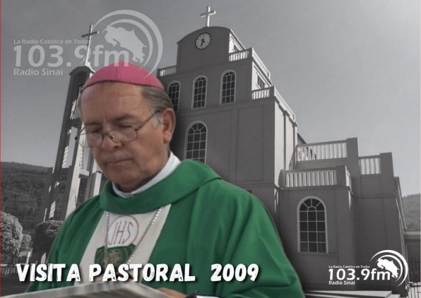 Mons. Loría en Visita Pastoral a Dota en el 2009